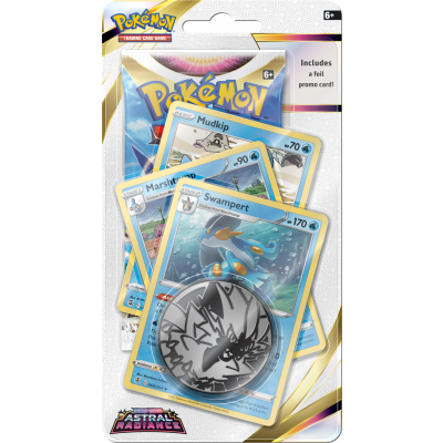 Pokémon Sword & Shield Astral Radiance Premium Checklane Booster - Swampert POKEMON Pokémon Sword & Shield Astral Radiance Premium Checklane Booster - Swampert POKEMON