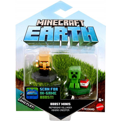 Minecraft Earth - Mini Boosts Assorted Pack 2 Figures (Villager/Creeper) MERCHANDISE Minecraft Earth - Mini Boosts Assorted Pack 2 Figures (Villager/Creeper) MERCHANDISE