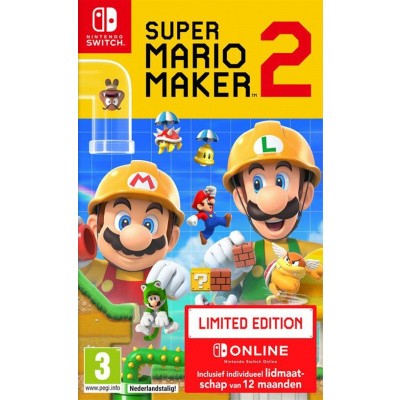 Super Mario Maker 2 + Nintendo Switch Online (Limited Edition) SWITCH Super Mario Maker 2 + Nintendo Switch Online (Limited Edition) SWITCH