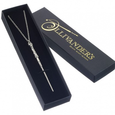 Harry Potter:Harry Potter Wand Necklace in Gift Box (Silver Plated) MERCHANDISE Harry Potter:Harry Potter Wand Necklace in Gift Box (Silver Plated) MERCHANDISE
