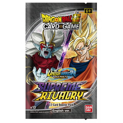 TCG Dragon Ball Supreme Rivalry Booster Pack B 13 DRAGON BALL TCG Dragon Ball Supreme Rivalry Booster Pack B 13 DRAGON BALL
