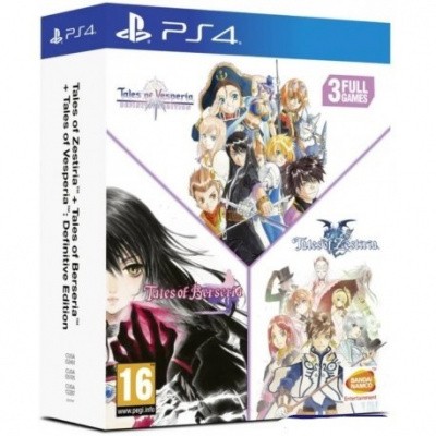 Tales of Zestiria + Tales of Berseria + Tales of Vesperia Definitive Edition PS4 Tales of Zestiria + Tales of Berseria + Tales of Vesperia Definitive Edition PS4