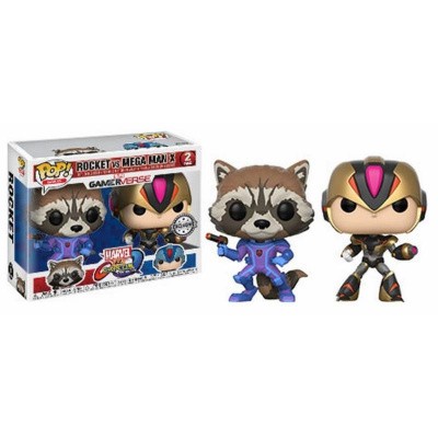 Pop! Games: Marvel vs Capcom Infinite - Rocket vs Mega Man X Exclusive FUNKO Pop! Games: Marvel vs Capcom Infinite - Rocket vs Mega Man X Exclusive FUNKO