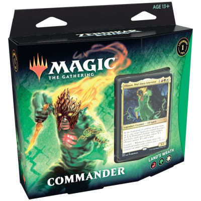 TCG Magic The Gathering Zendikar Rising Commander - Land's Wrath MAGIC THE GATHERING TCG Magic The Gathering Zendikar Rising Commander - Land's Wrath MAGIC THE GATHERING
