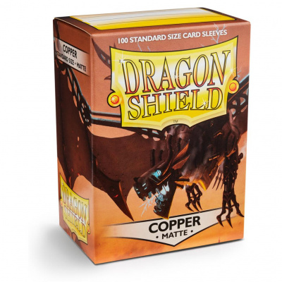 TCG Sleeves Matte Dragon Shield - Copper (100 Sleeves) (Standard Size) SLEEVES TCG Sleeves Matte Dragon Shield - Copper (100 Sleeves) (Standard Size) SLEEVES