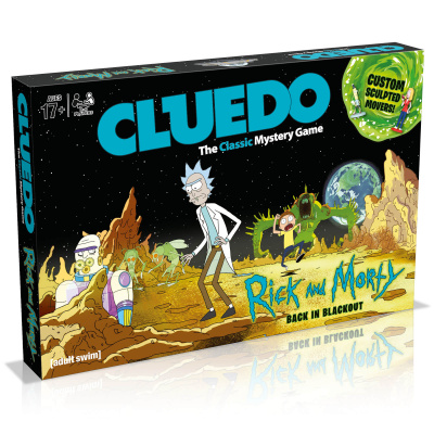 Cluedo Rick and Morty BORDSPELLEN Cluedo Rick and Morty BORDSPELLEN