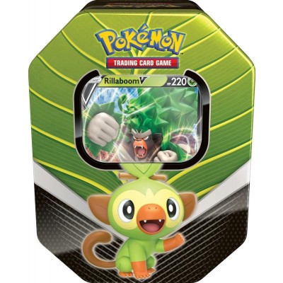 TCG Pokémon Spring Tin 2020 - Galar Partners Grookey POKEMON TCG Pokémon Spring Tin 2020 - Galar Partners Grookey POKEMON