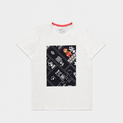 Nintendo - 8Bit Super Mario Bros Men's T-shirt - L Nintendo - 8Bit Super Mario Bros Men's T-shirt - L