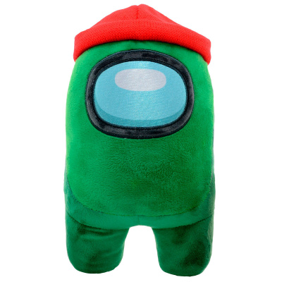 Among Us - Green Character with Red Beanie Pluche 30cm PLUCHE Among Us - Green Character with Red Beanie Pluche 30cm PLUCHE