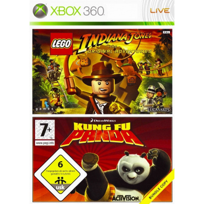 Lego Indiana Jones + Kung Fu Panda XBOX 360 Lego Indiana Jones + Kung Fu Panda XBOX 360