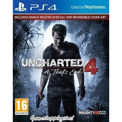 Uncharted 4: A Thief's End Standaard Plus Editie PS4 Uncharted 4: A Thief's End Standaard Plus Editie PS4