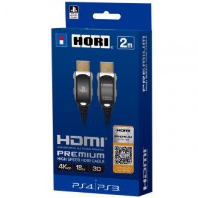 Hori Premium HDMI Cable 4K PS4/PS3/PC 2m Hori Premium HDMI Cable 4K PS4/PS3/PC 2m