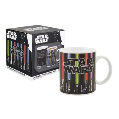 Star Wars - Lightsaber Heat Change Mug MERCHANDISE Star Wars - Lightsaber Heat Change Mug MERCHANDISE