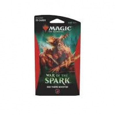 TCG Magic The Gathering Theme Booster - War Of The Spark Red MTG TCG Magic The Gathering Theme Booster - War Of The Spark Red MTG