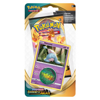TCG Pokémon Sword & Shield Darkness Ablaze Checklane Booster - Hatenna POKEMON TCG Pokémon Sword & Shield Darkness Ablaze Checklane Booster - Hatenna POKEMON