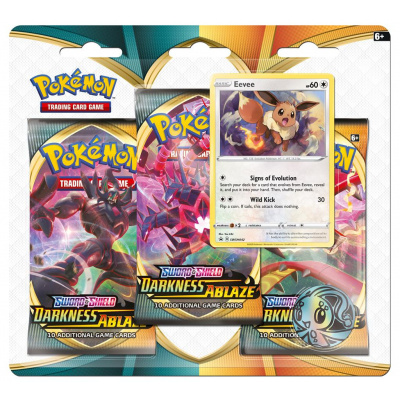 TCG Pokémon Sword & Shield Darkness Ablaze Booster Packs - Eevee POKEMON TCG Pokémon Sword & Shield Darkness Ablaze Booster Packs - Eevee POKEMON