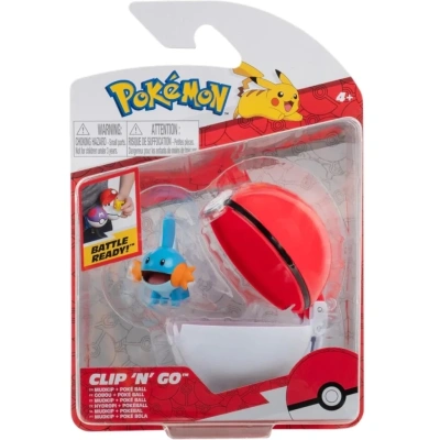 Pokémon: Clip 'N' Go - Mudkip + Poké Ball MERCHANDISE Pokémon: Clip 'N' Go - Mudkip + Poké Ball MERCHANDISE