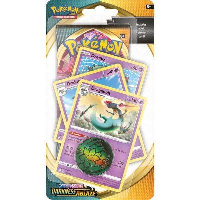 TCG Pokémon Sword & Shield Darkness Ablaze Premium Checklane Booster - Dragapult POKEMON TCG Pokémon Sword & Shield Darkness Ablaze Premium Checklane Booster - Dragapult POKEMON