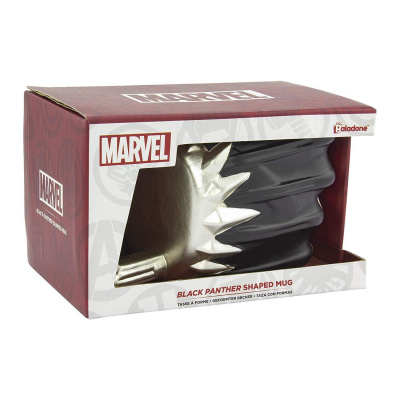 Marvel Black Panther Shaped Mug MERCHANDISE Marvel Black Panther Shaped Mug MERCHANDISE