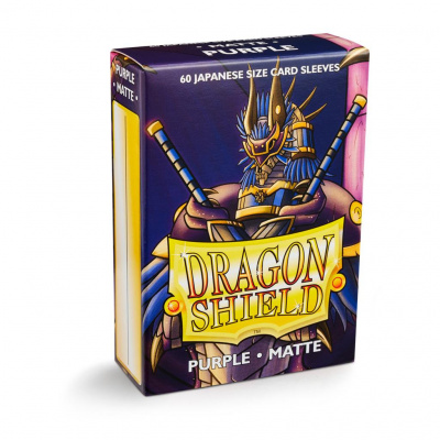 TCG Sleeves Matte Dragon Shield - Purple (Japanese Size) SLEEVES TCG Sleeves Matte Dragon Shield - Purple (Japanese Size) SLEEVES