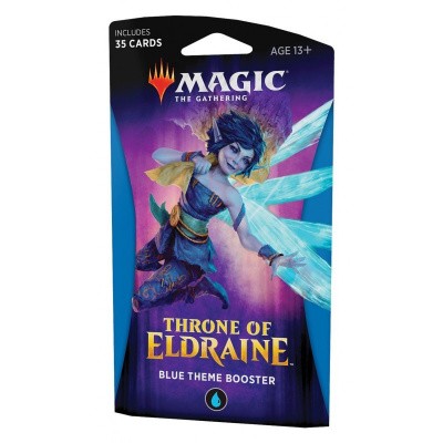 TCG Magic The Gathering Blue Theme Booster Pack Throne Of Eldraine MAGIC THE GATHERING TCG Magic The Gathering Blue Theme Booster Pack Throne Of Eldraine MAGIC THE GATHERING