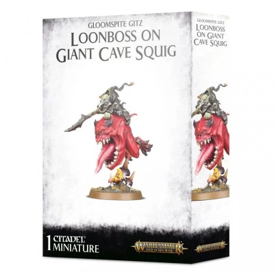 Gloomspite Gitz Loonboss On Giant Cave Squig WARHAMMER AOS Gloomspite Gitz Loonboss On Giant Cave Squig WARHAMMER AOS