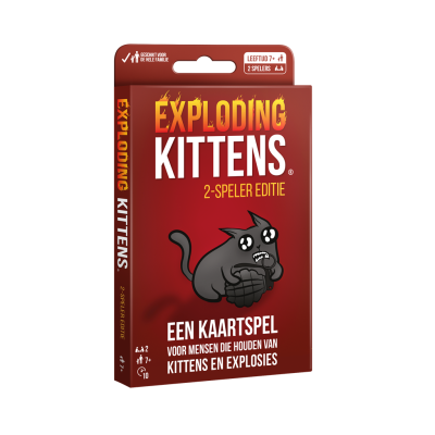 Exploding Kittens 2-Speler Editie NL BORDSPELLEN Exploding Kittens 2-Speler Editie NL BORDSPELLEN