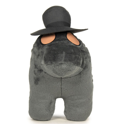 Among Us - Black Character with Hat mini Pluche 20cm PLUCHE Among Us - Black Character with Hat mini Pluche 20cm PLUCHE