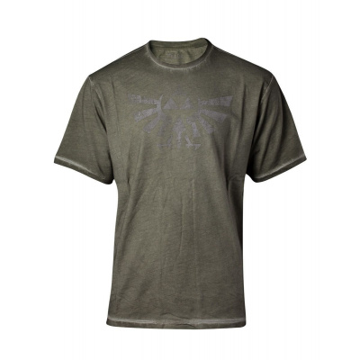 Zelda - Distressed Hyrule Logo Vintage T-shirt - L Zelda - Distressed Hyrule Logo Vintage T-shirt - L