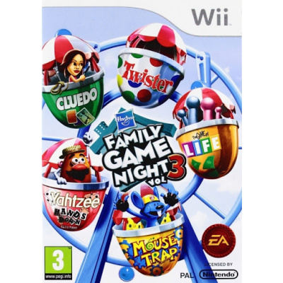 Hasbro Familie Spellen Avond 3 WII Hasbro Familie Spellen Avond 3 WII