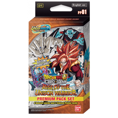 TCG Dragon Ball SCG Rise Of The Unison Warrior Premium Pack Set - Unison Warrior Series DRAGON BALL TCG Dragon Ball SCG Rise Of The Unison Warrior Premium Pack Set - Unison Warrior Series DRAGON BALL