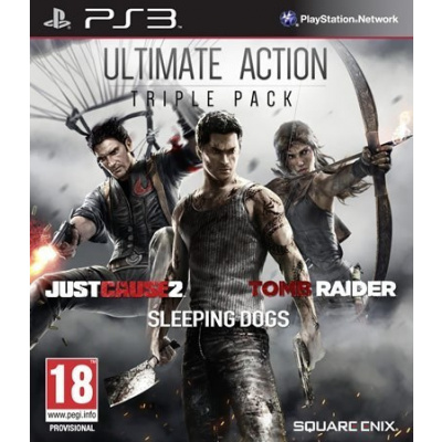 Ultimate Action Triple Pack (Just Cause 2/Sleeping Dogs/Tomb Raider) PS3 Ultimate Action Triple Pack (Just Cause 2/Sleeping Dogs/Tomb Raider) PS3