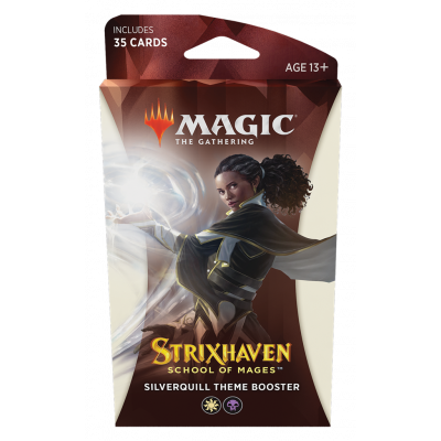 TCG Magic The Gathering Strixhaven White Theme Booster - Silverquill MAGIC THE GATHERING TCG Magic The Gathering Strixhaven White Theme Booster - Silverquill MAGIC THE GATHERING