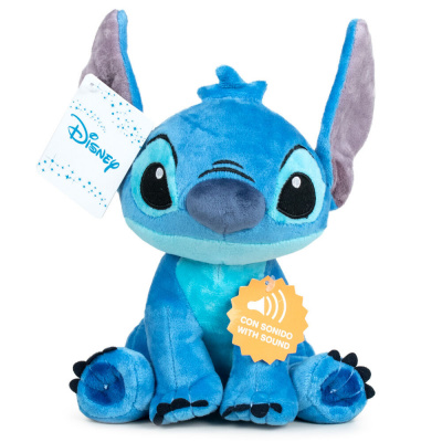 Disney - Stitch Soft Plush with Sound 30cm PLUCHE Disney - Stitch Soft Plush with Sound 30cm PLUCHE