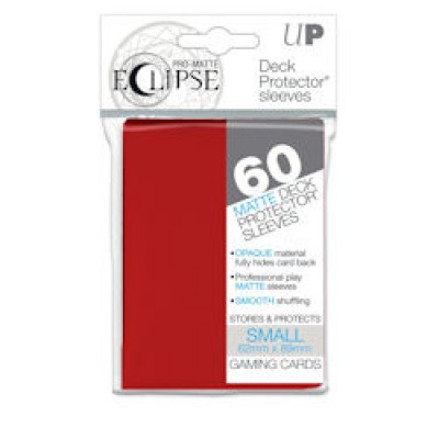 TCG Sleeves Pro-Matte Eclipse - Apple Red (Small Size) SLEEVES TCG Sleeves Pro-Matte Eclipse - Apple Red (Small Size) SLEEVES