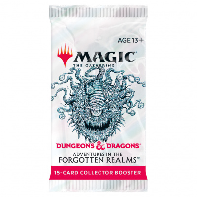 TCG Magic The Gathering D&D Forgotten Realms Collector Booster Pack MAGIC THE GATHERING TCG Magic The Gathering D&D Forgotten Realms Collector Booster Pack MAGIC THE GATHERING