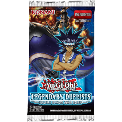Yu-Gi-Oh! Legendary Duelists Duels From the Deep Booster Pack YU-GI-OH Yu-Gi-Oh! Legendary Duelists Duels From the Deep Booster Pack YU-GI-OH