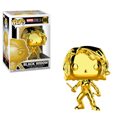 Pop! Marvel: Gold Chrome Black Widow FUNKO Pop! Marvel: Gold Chrome Black Widow FUNKO