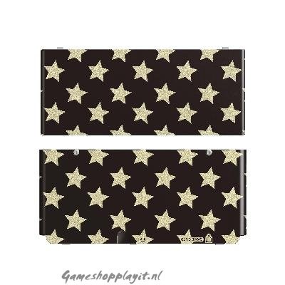 New 3Ds Cover Plate Stars Black 3DS New 3Ds Cover Plate Stars Black 3DS
