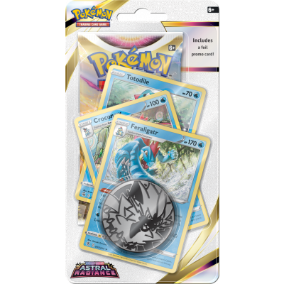 Pokémon Sword & Shield Astral Radiance Premium Checklane Booster - Feraligatr POKEMON Pokémon Sword & Shield Astral Radiance Premium Checklane Booster - Feraligatr POKEMON