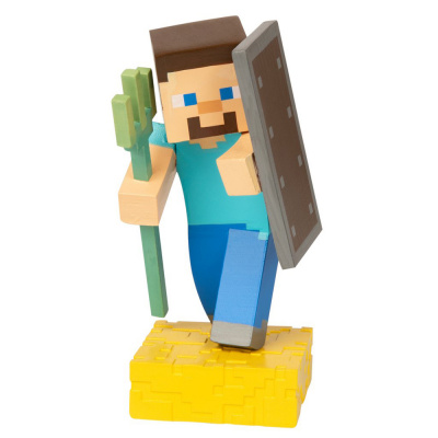 Minecraft: Adventure Figures Series 4 - Steve with Trident MERCHANDISE Minecraft: Adventure Figures Series 4 - Steve with Trident MERCHANDISE