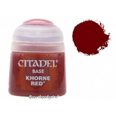 Citadel Base - Khorne Red CITADEL Citadel Base - Khorne Red CITADEL