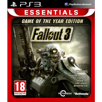 Fallout 3 Game Of The Year Edition (Essentials) PS3 Fallout 3 Game Of The Year Edition (Essentials) PS3