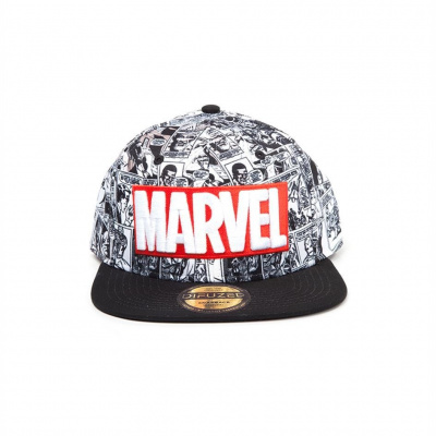 Marvel - Classic Red and White Logo Snapback MERCHANDISE Marvel - Classic Red and White Logo Snapback MERCHANDISE