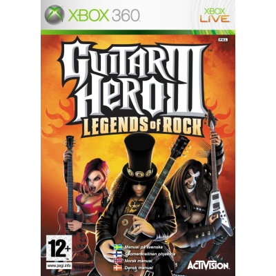 Guitar Hero III Legends of Rock (Game Only) XBOX 360 Guitar Hero III Legends of Rock (Game Only) XBOX 360