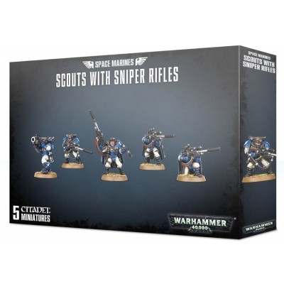 Space Marines Scouts With Sniper Rifles WARHAMMER 40K Space Marines Scouts With Sniper Rifles WARHAMMER 40K