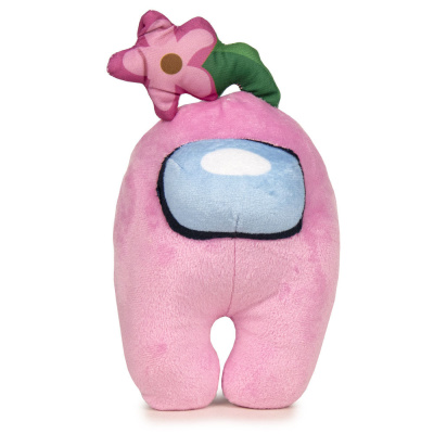 Among Us - Pink Character with Flower mini Pluche 20cm PLUCHE Among Us - Pink Character with Flower mini Pluche 20cm PLUCHE