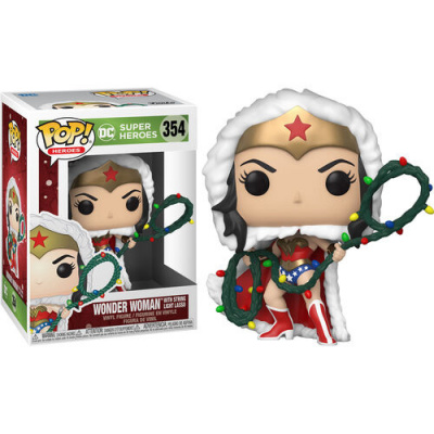 Pop! Heroes: DC Holiday - Wonder Woman with Lights Lasso FUNKO Pop! Heroes: DC Holiday - Wonder Woman with Lights Lasso FUNKO