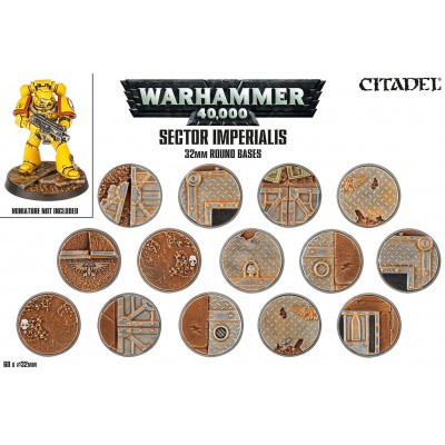 Sector Imperialis 32Mm Round Bases Warhammer 40k Sector Imperialis 32Mm Round Bases Warhammer 40k