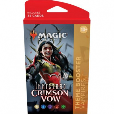 TCG Magic The Gathering Innistrad Crimson Vow Theme Booster - Vampires MAGIC THE GATHERING TCG Magic The Gathering Innistrad Crimson Vow Theme Booster - Vampires MAGIC THE GATHERING